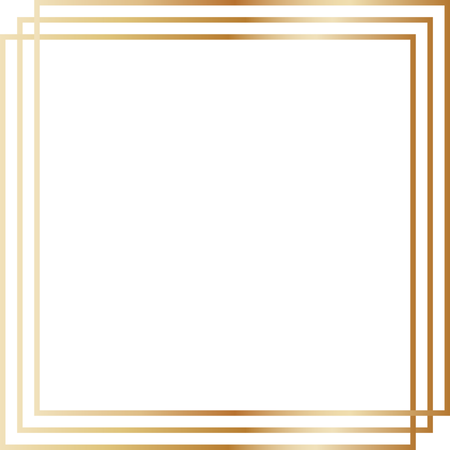 Gold Frame Square